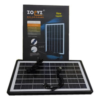 X2 Cargador Panel Solar Multifuncional Celular Energía Solar Negro 5v