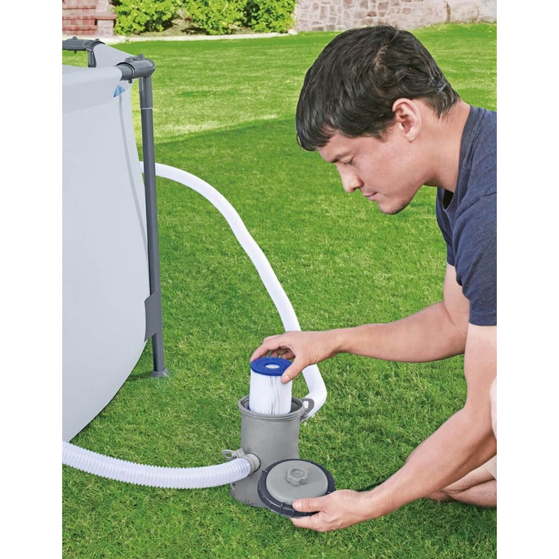 X4 Cartuchos Filtros Bestway Repuesto Filtro Bomba 9x8cm