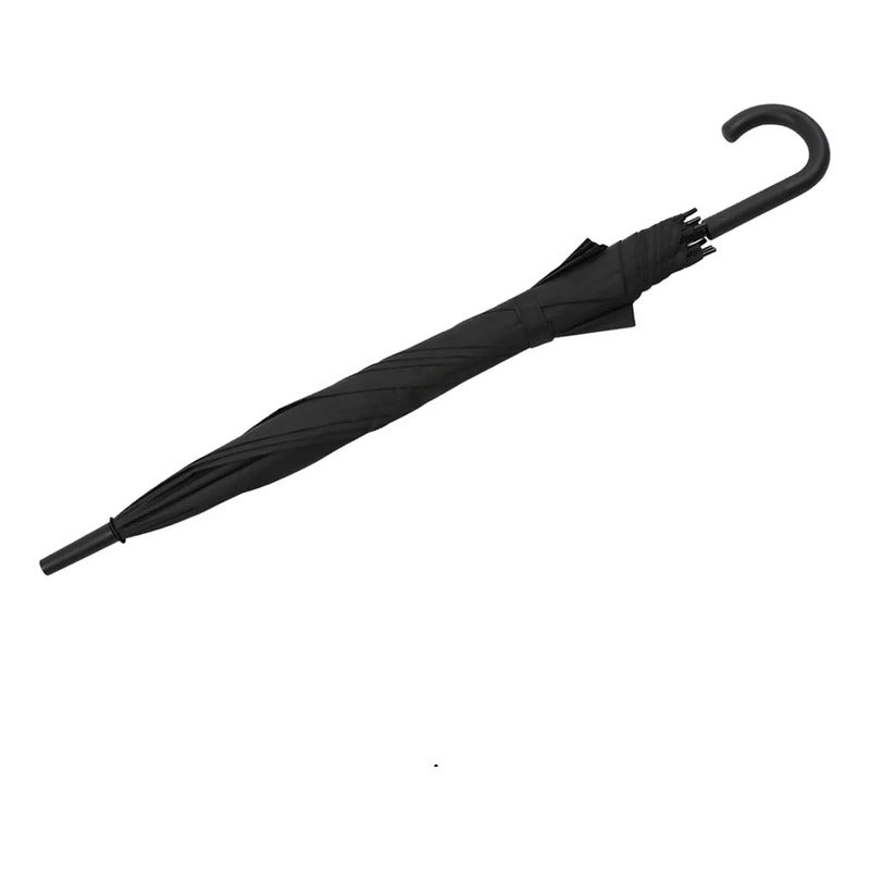 Paraguas Automatico Mango Curvo 24 Varillas Resistestente