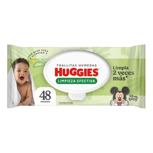 Toallitas Húmedas Huggies Limpieza Efectiva 48unid