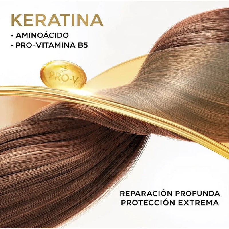 X2 Shampoo Pantene Keratina Repara & Protege Sin Sal 300ml