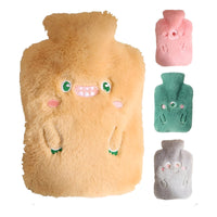 Pack3 Guatero Premium Goma Caucho 2000ml + Funda Polar Calor