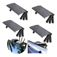 X4 Repisa Plegable Tv Monitor Control Remoto Soporte Router Negro