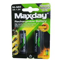 2 Pilas Recargables Aa Pila Aa  2 Pilas 4800mah Recargables