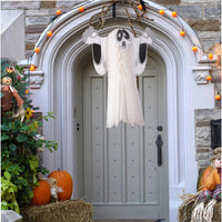 Guirnalda Fantasma Decorativa Para Fiesta Halloween Terror Blanco Fantasma