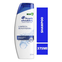 Pack X2 Shampoo Head & Shoulders 375ml Limpieza Renovadora