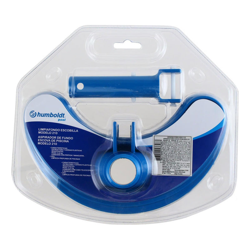 Carrito Aspirador Cepillo Limpieza Limpia Piscina Humboldt Azul