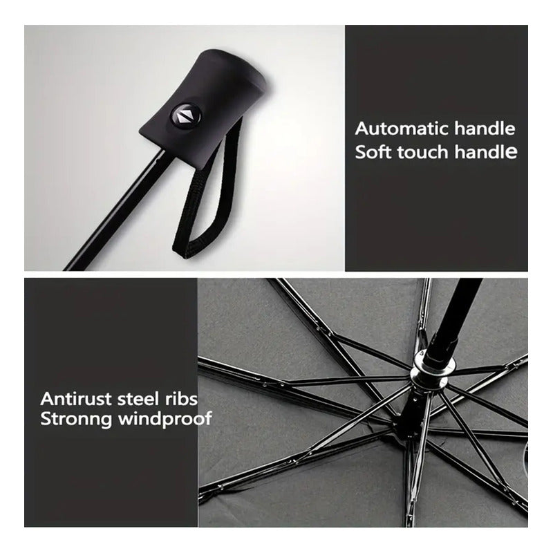 X2 Paraguas Uv Retractil Manual Sombrilla Bolsillo Portatil