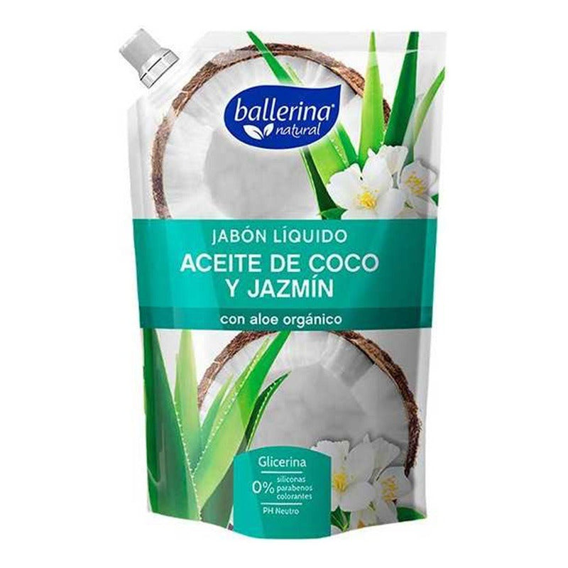 Jabón Líquido Ballerina Natural 750 Ml Jabón Humectante