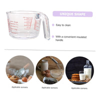 Taza Medidora De Vidrio Resistente Jarra De Vidrio Medidora