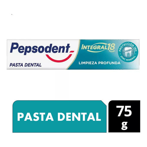 Pepsodent Pasta Dental Integral 18 Limpieza Profunda 75g