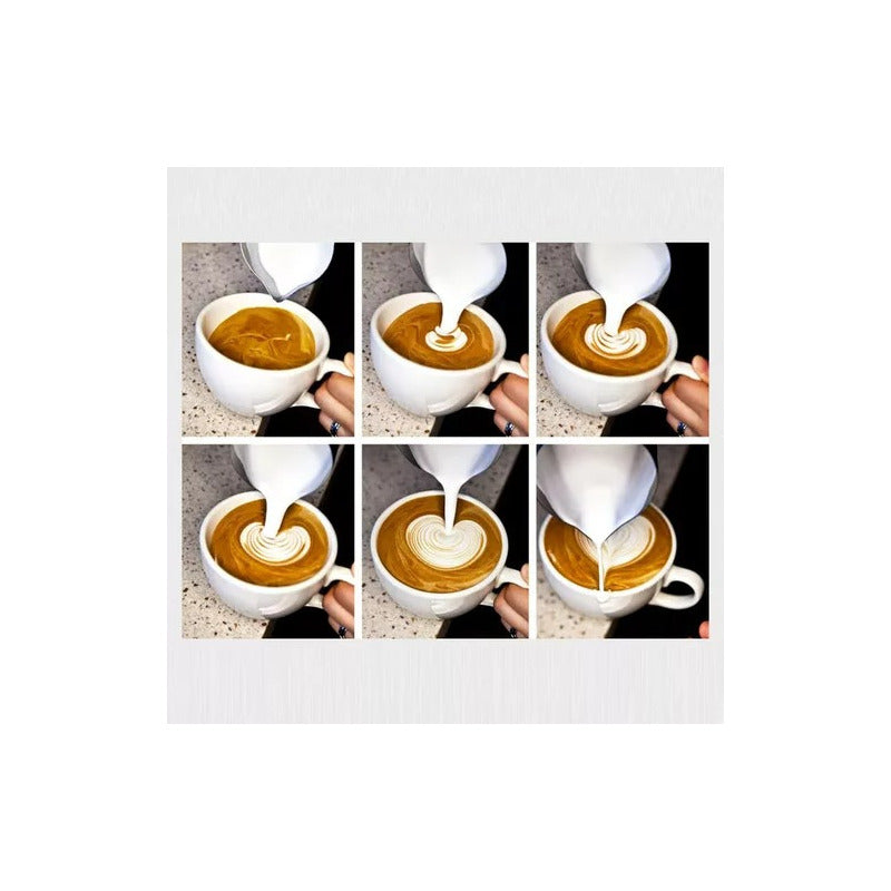 Jarra Espuma De Leche Barista Texturizar Pitcher Cafe 900 Ml