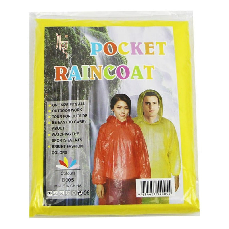X10 Capa Impermeable Poncho Para Lluvia 100% Capota Adulto