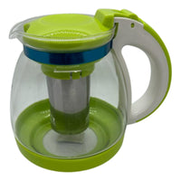 Tetera Jarra De Vidrio Con Filtro Metálico Té Café 2000ml