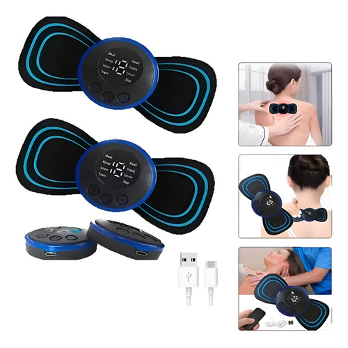 X2 Masajeador Eléctrico Portatil Usb Cuello Espalda Cervical Unico
