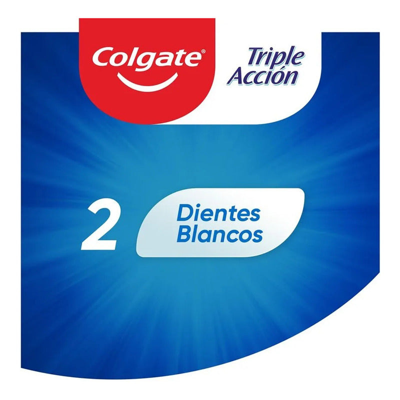 X2 Colgate Triple Accion Crema Dental 100ml Menta Original