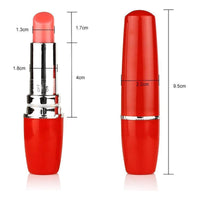 X2 Vibrador Discreto Lápiz Labial Estimulación De Clítoris