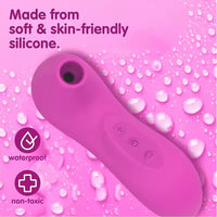 Masajeador Mini Vibrador Succionador Recargable Femenino