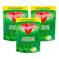 X3 Lavaloza Virginia Limon Citrus 1 L Lavalozas Biodegradabl