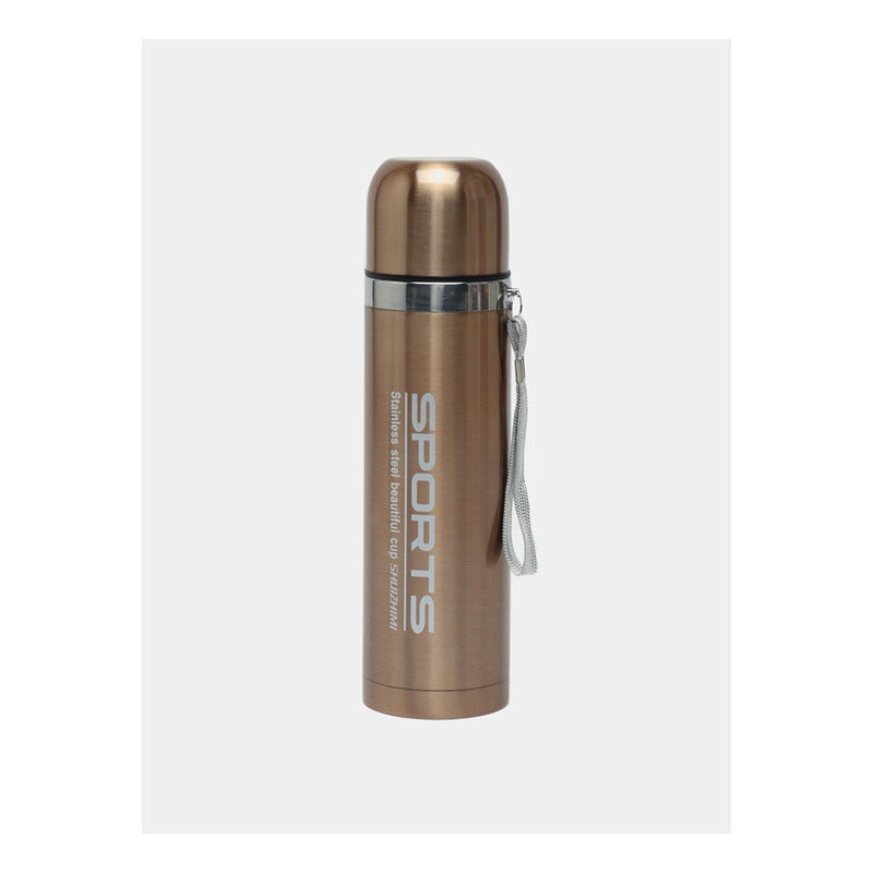 Termo Doble Capa Sport Acero Inoxidable Metalizado 500ml