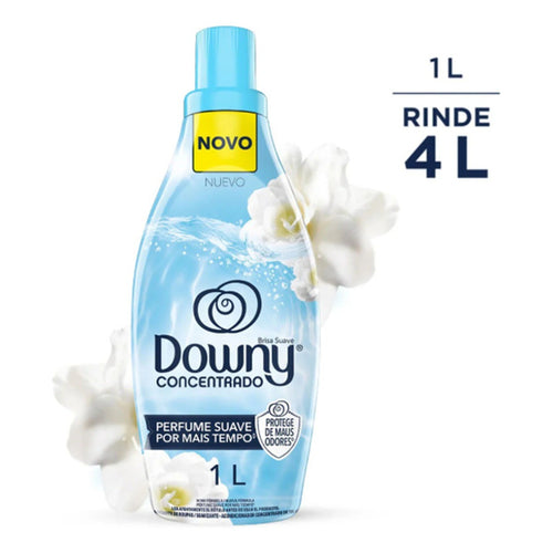 X2 Suavizante Concentrado De Ropa Downy Brisa Suave 1 L