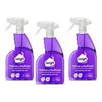 Pack X3 Wyn Limpia Vidrios Multiusos 750ml Atomizador Gatill