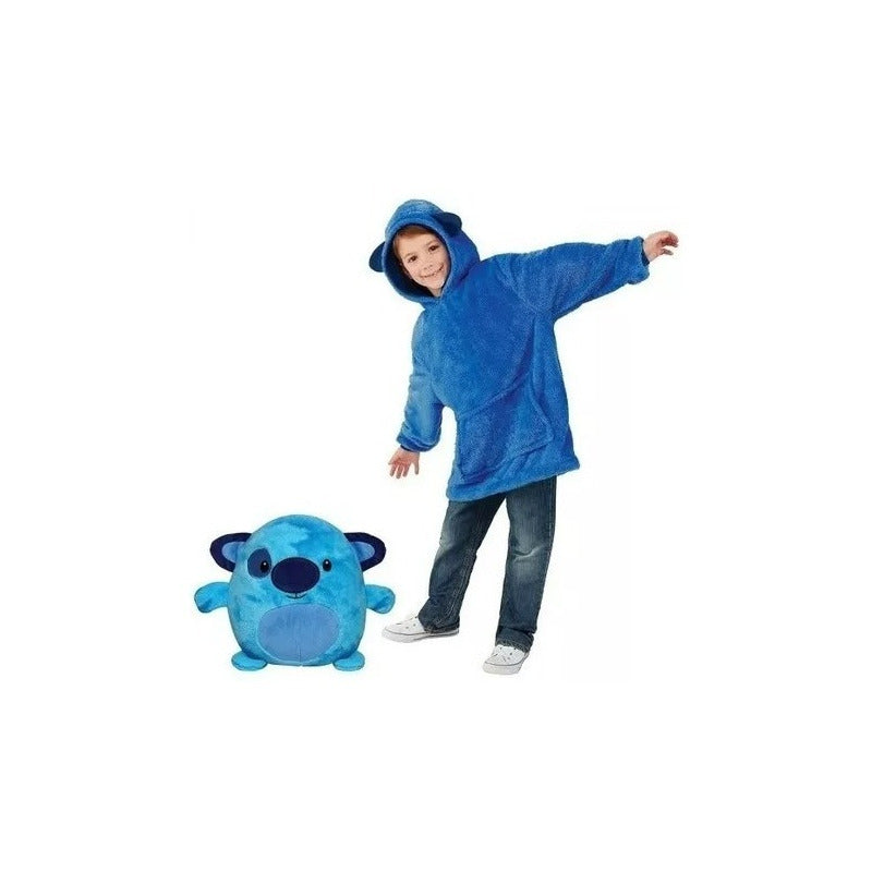 Polerón Niños Huggle Peluche Polerón Chiporro Invierno Con Capucha