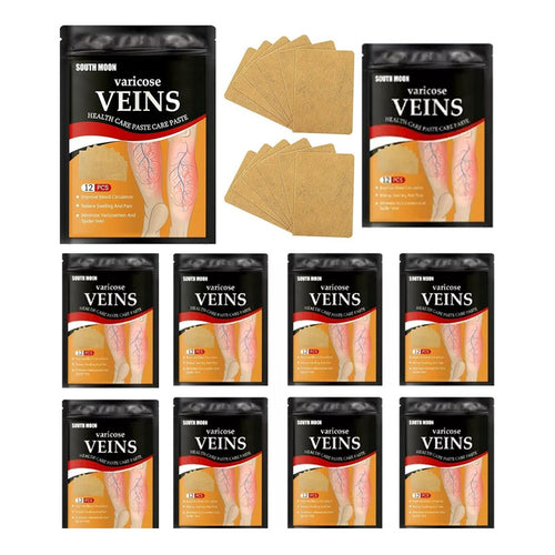 120 Parche Pierna Para Tratamiento De Vena Varicosa Varices Mentolada