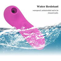 Masajeador Mini Vibrador Succionador Recargable Femenino