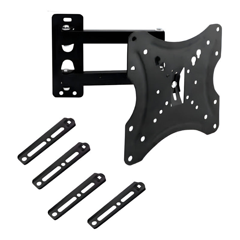 Soporte Tv Brazo Home Desing - 117b-2 14 A 55 Pulgadas Peso Max 50kg Color Negro