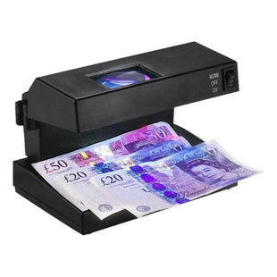 Detector De Billete Falso Con Luz Uv + Linterna + Lupa