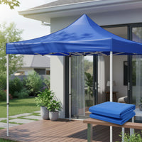 Lona Repuesto Proteccion Uv Toldo 3x3 Carpa Techo Impermeabl Azul