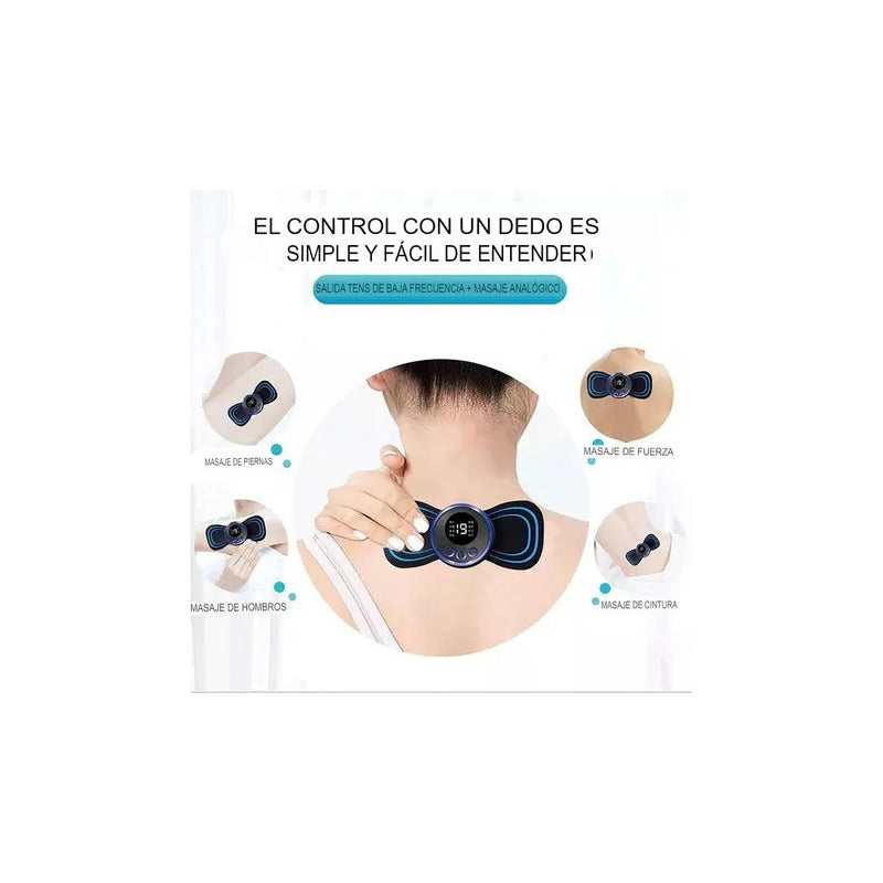 X2 Masajeador Eléctrico Portatil Usb Cuello Espalda Cervical Unico