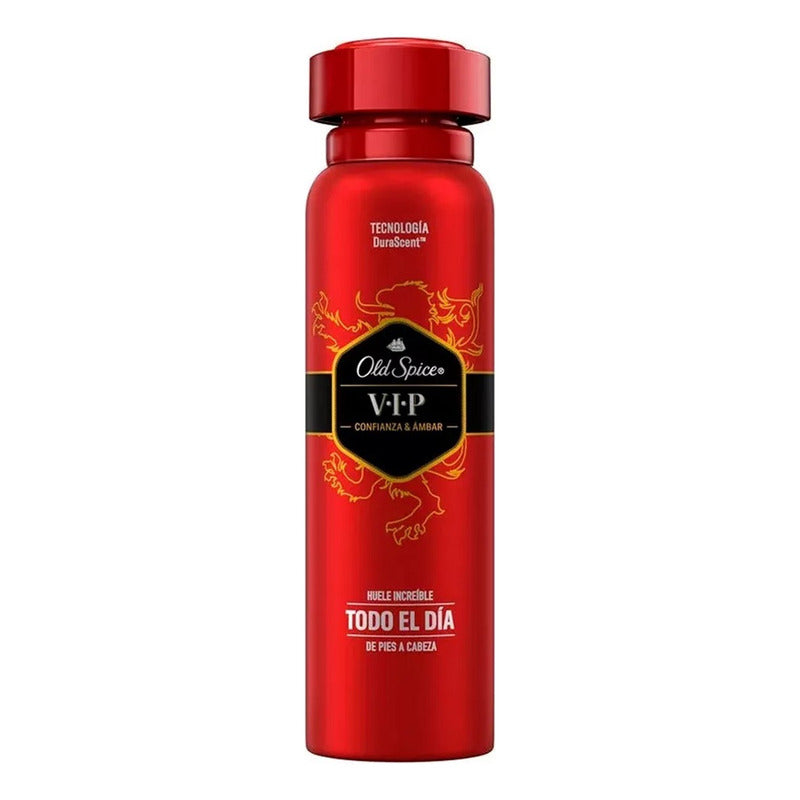 X2 Desodorante Old Spice Vip Confianz Ámbar Body Spray 150ml Ambar