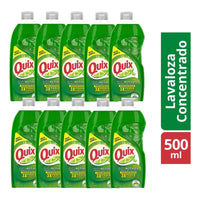 Pack X10 Quix Lavaloza Concentrado Bio Activos 500ml Limon