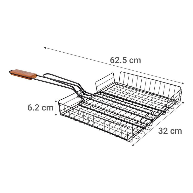 X2 Asador Antiadherente Multiuso Parrillera Asado Mr Beef