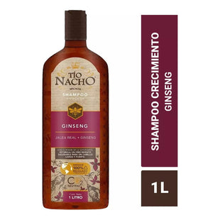 Shampoo Tío Nacho Jalea Real Ginseng 1 Litro Anti Caída