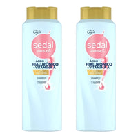 Pack X2 Shampoo Sedal 650ml Ácido Hialurónico Vitamina A