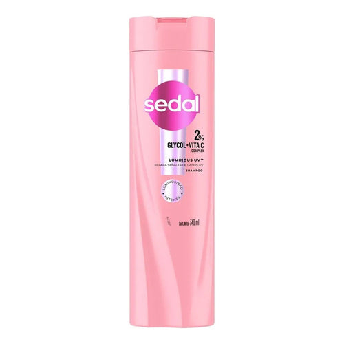 X3 Shampoo Sedal Luminous Uv Glycol Vitamina C 340ml