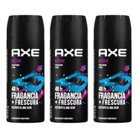 X3 Desodorante Axe Spray Marine Fresh Ocean & Lima 150ml Fresh Ocean Lima