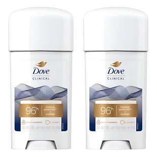 X2 Dove Clinical Crema Antitranspirante Original Clean 58g Original