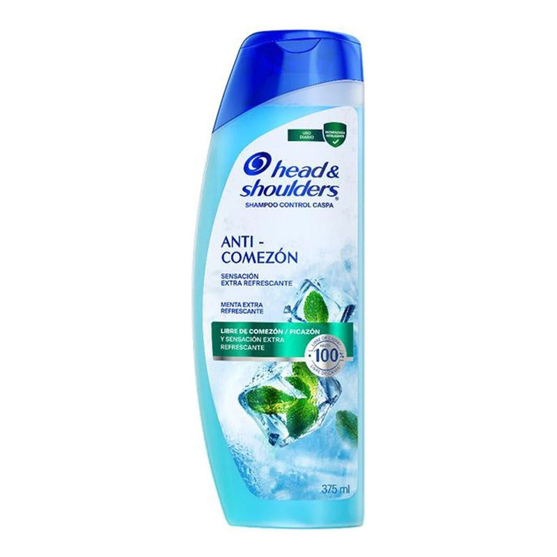 Shampoo Head & Shoulders Anti-comezón Con Menta 375ml