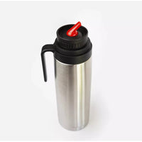 Termo Matero Media Manija 1 Litro Pico Cebador Acero Inox