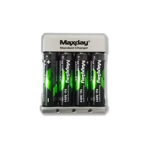 Pack X2 Cargador Baterias Aa Aaa 9v+ 4 Bateria Recargable Aa
