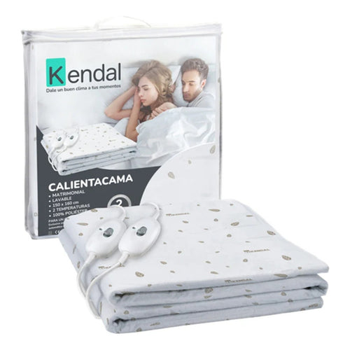 Calienta Cama Kendal 150x160cm Matrimonial Lavable Blanco Matrimonial