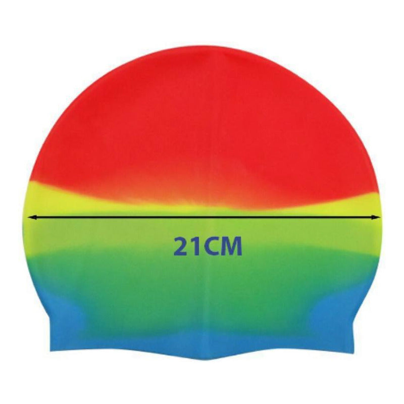 Pack 2 Gorro Piscina Natación Silicona Gorra De Baño Elastic