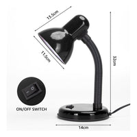 Lampara Escritorio Cuello Flexible Lampara Velador Lectura