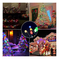 Luces Navidad Guirnalda Solar 100 Led 10 Metros Decorativa