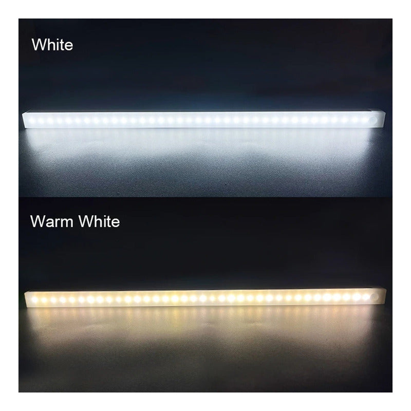 Luz Barra Led 50cm Con Sensor Movimiento Muebles Baño Cocina
