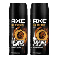 X2 Desodorante Spray Axe Dark Temptation Chocolate 150ml Chocolate